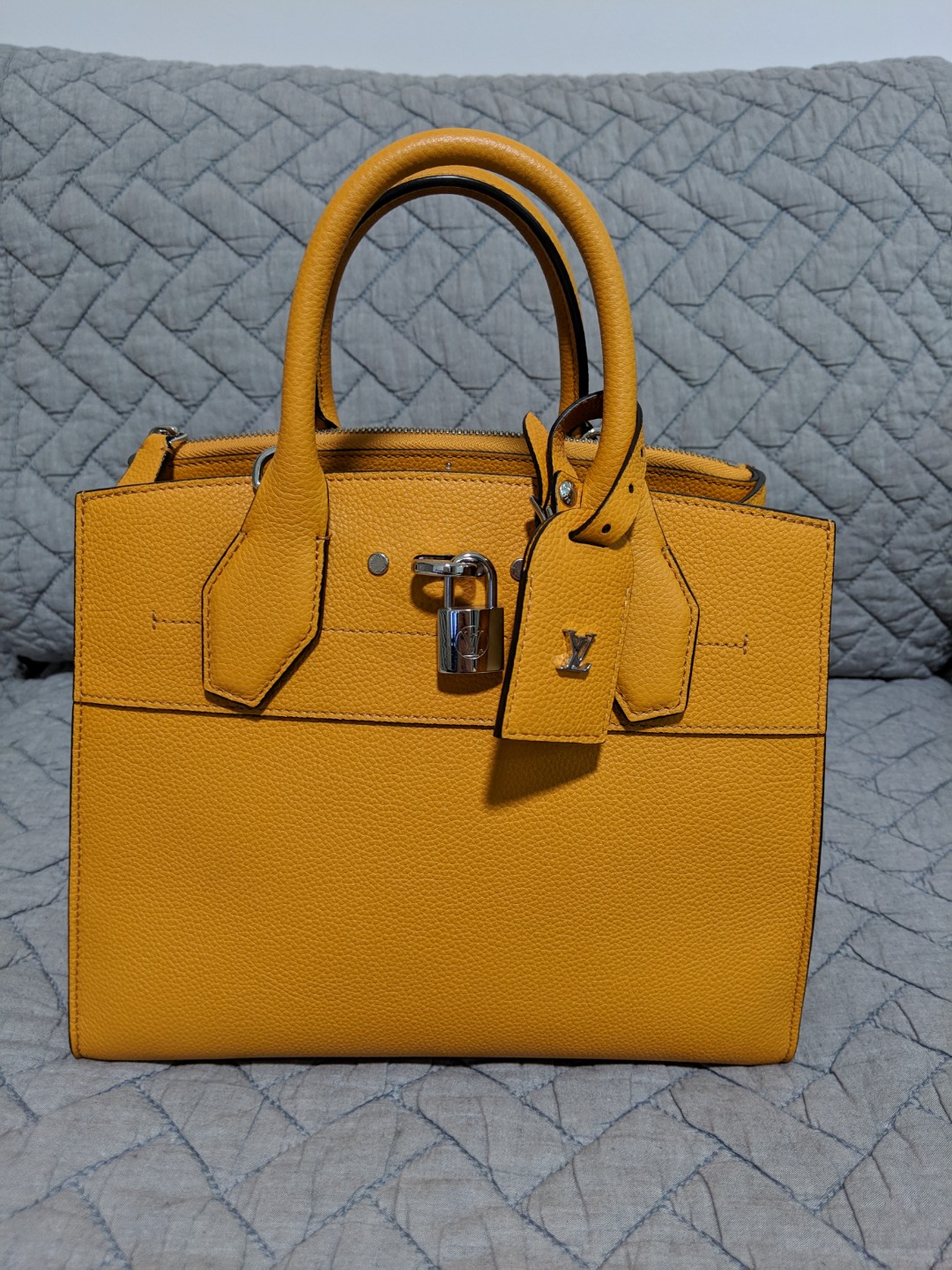 Louis Vuitton M54732 City Steamer PM Imperial Orange Safran