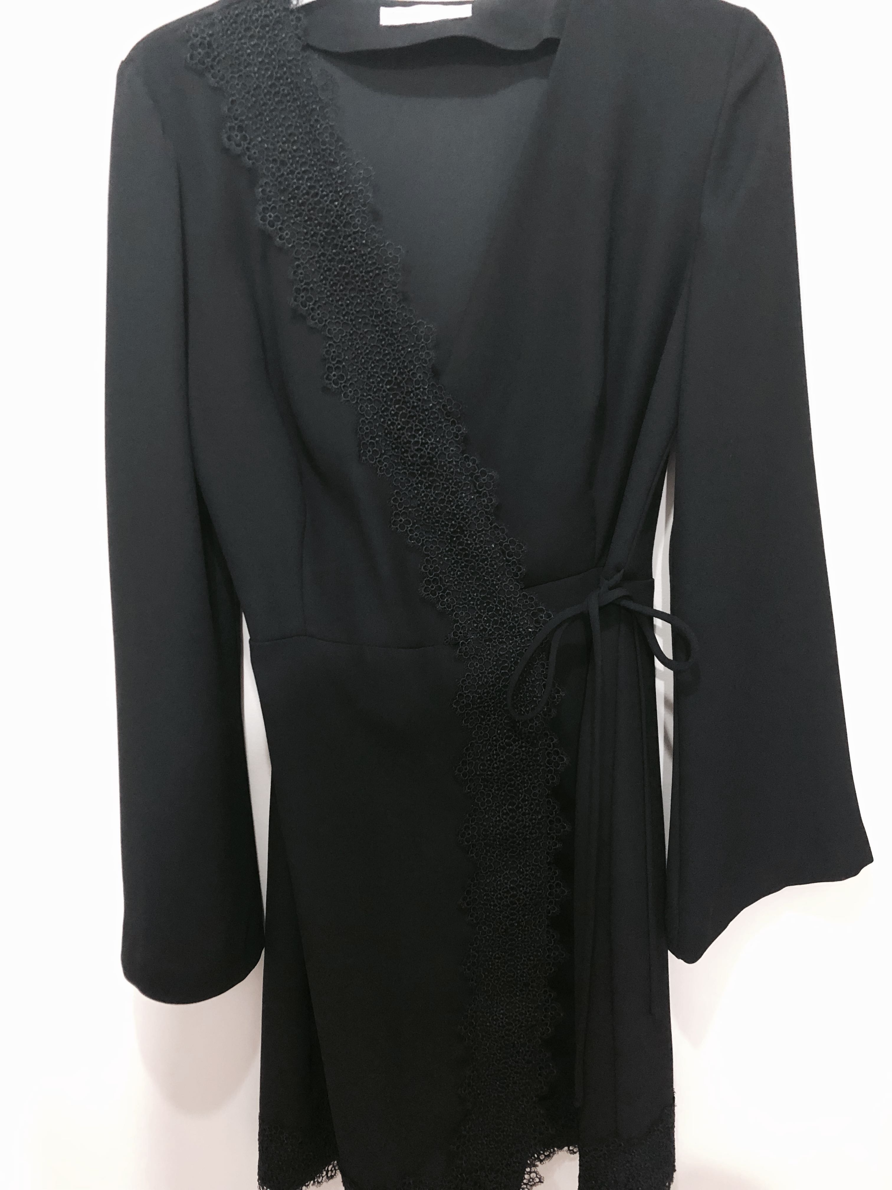 mango suit black dress