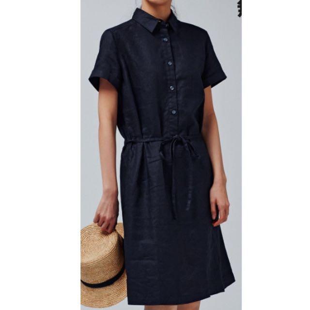 muji linen dress 2019
