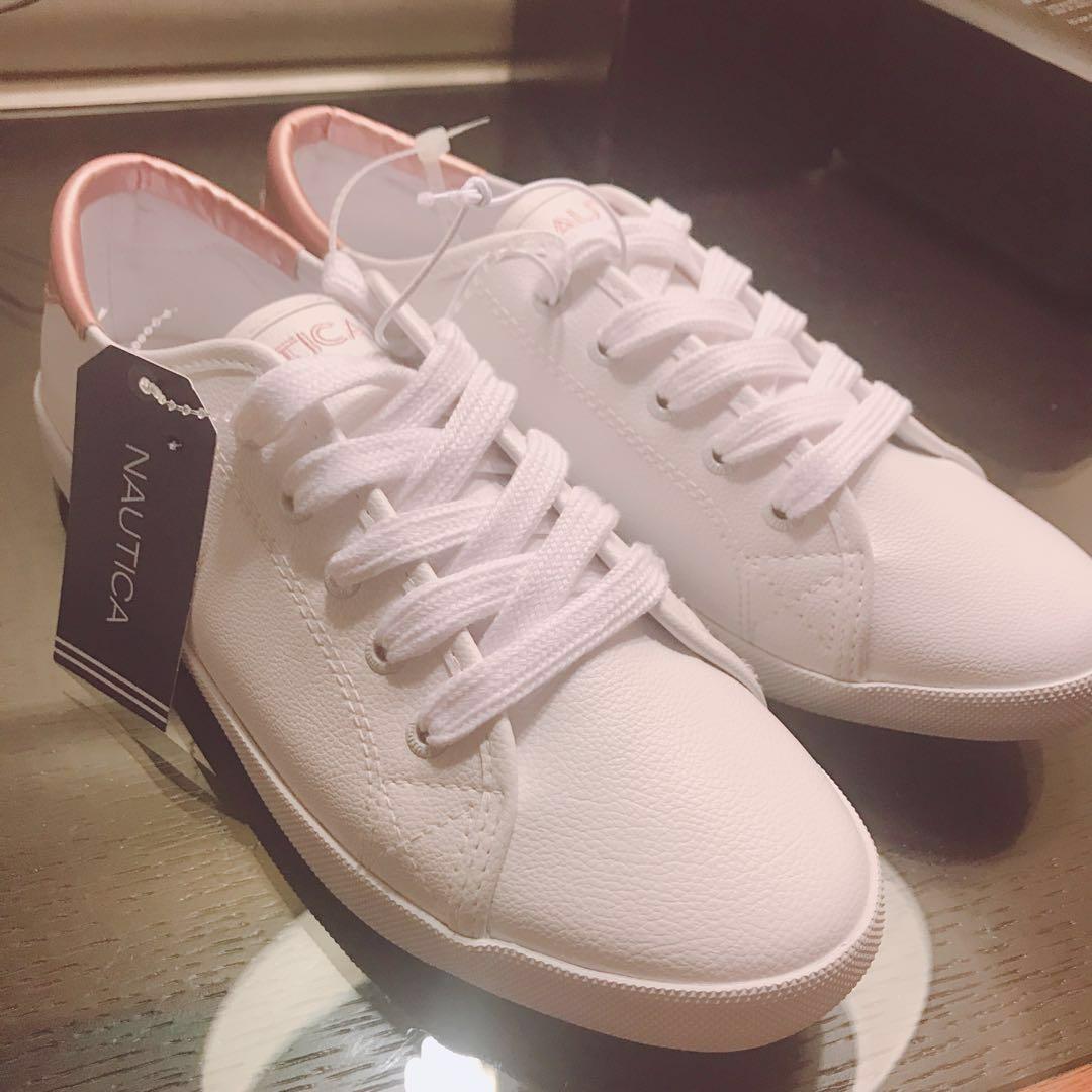 NAUTICA Rose Gold Lanyard Sneakers