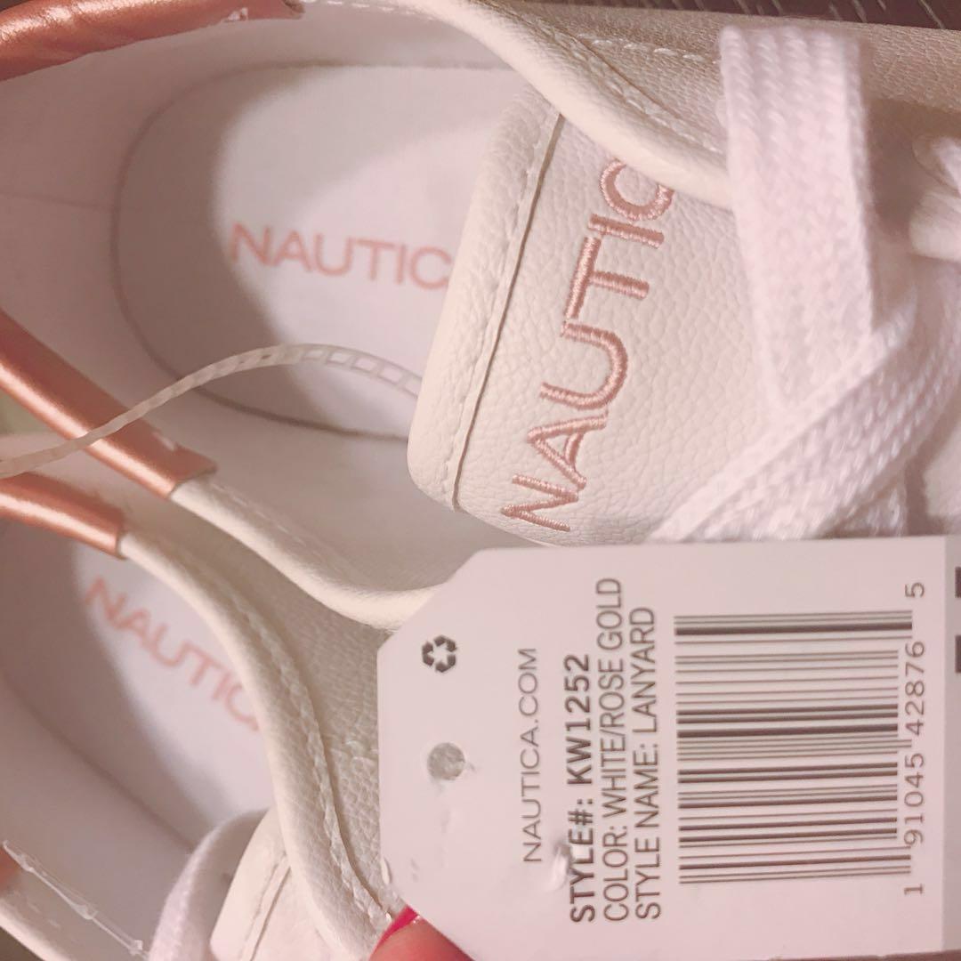 NAUTICA Rose Gold Lanyard Sneakers