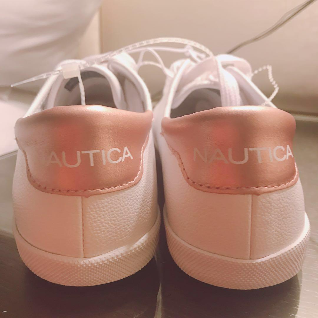 Nautica rose gold sneakers hotsell