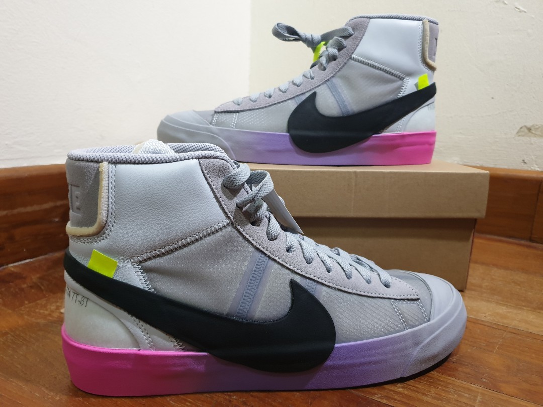 NIKE BLAZER MID OFF WHITE WOLF GREY SERENA