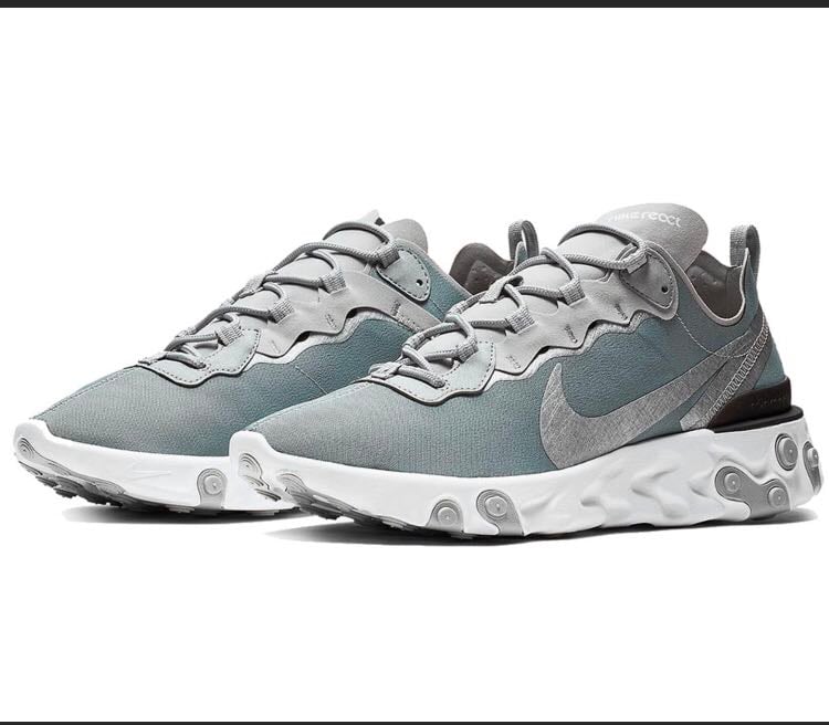 nike element react 55 silver