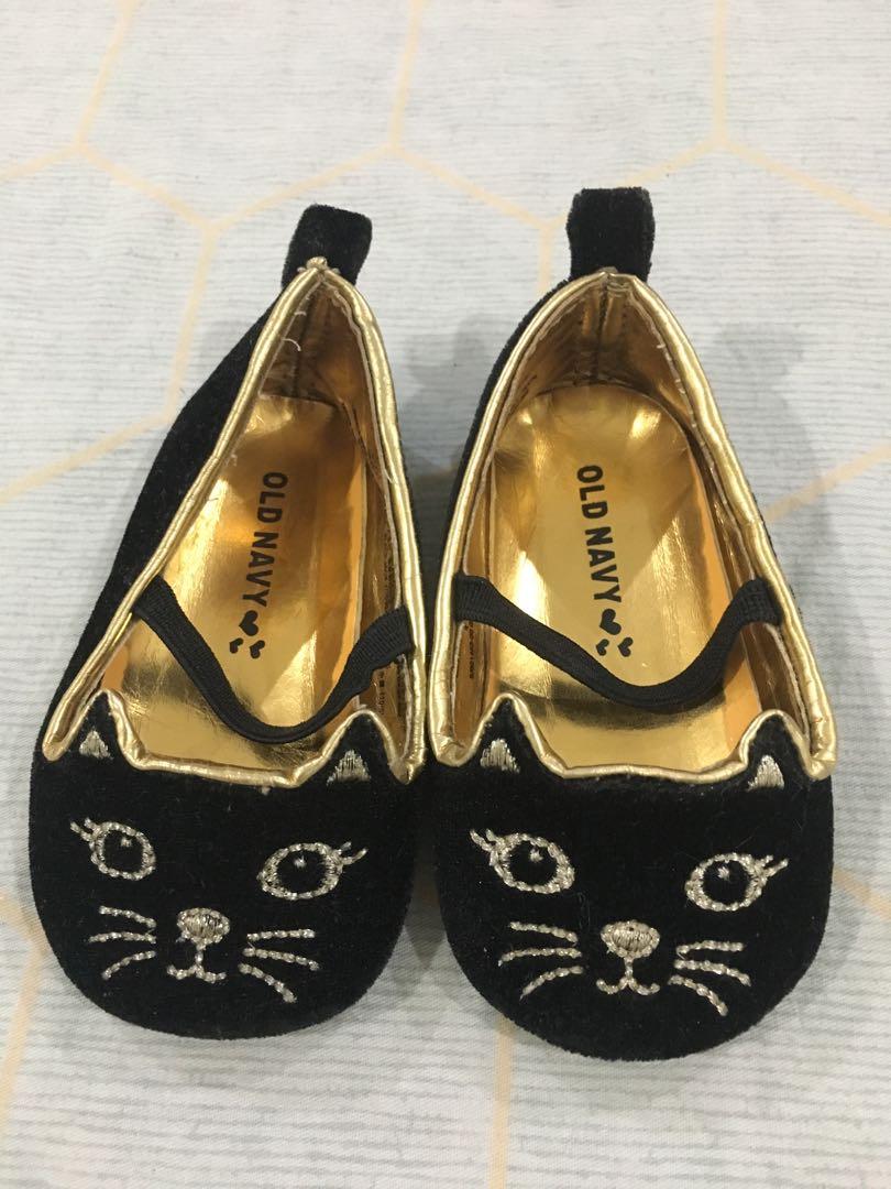 old navy black cat shoes