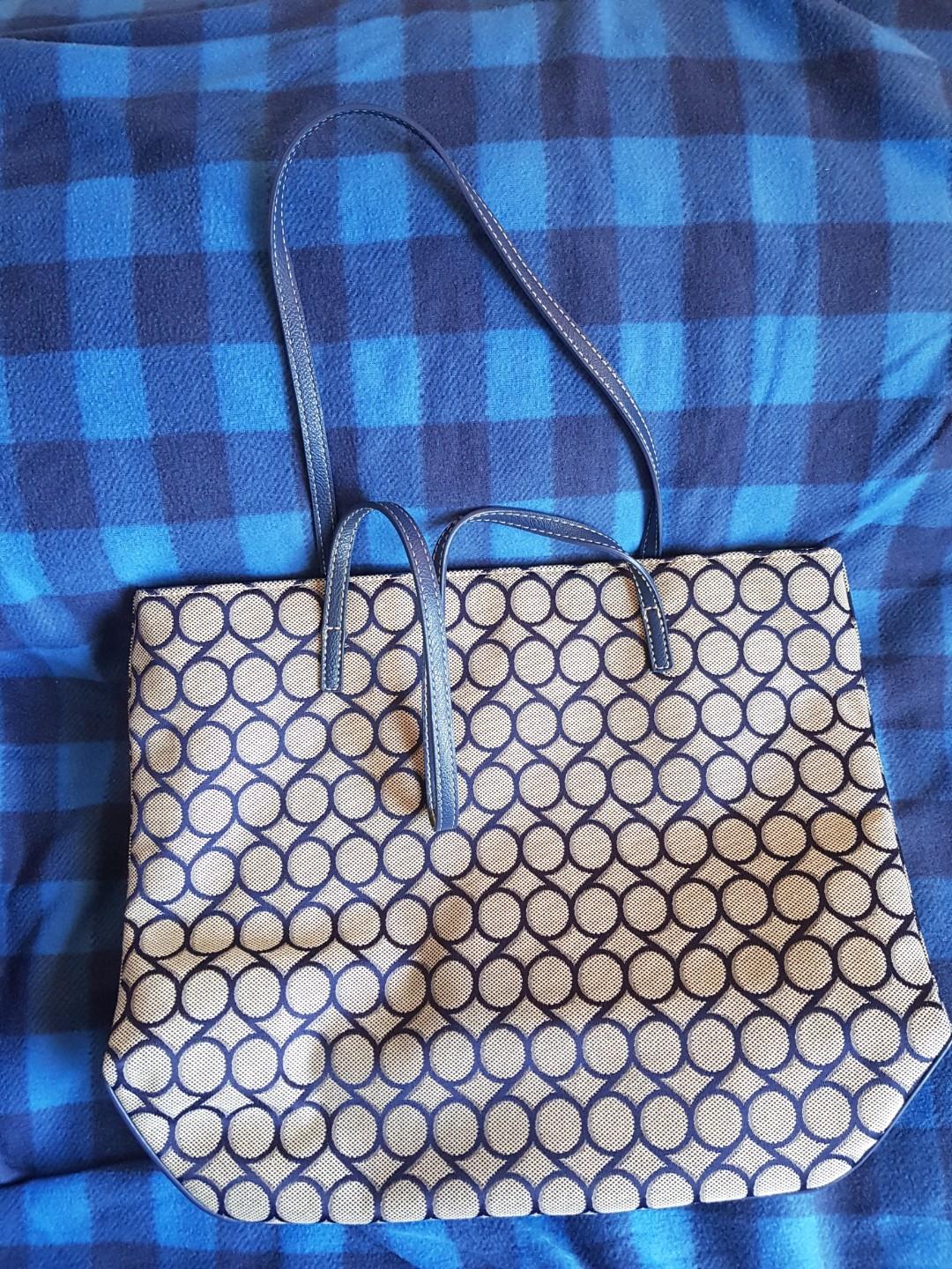 Original Nine West blue printed bag Women s Fashion Bags