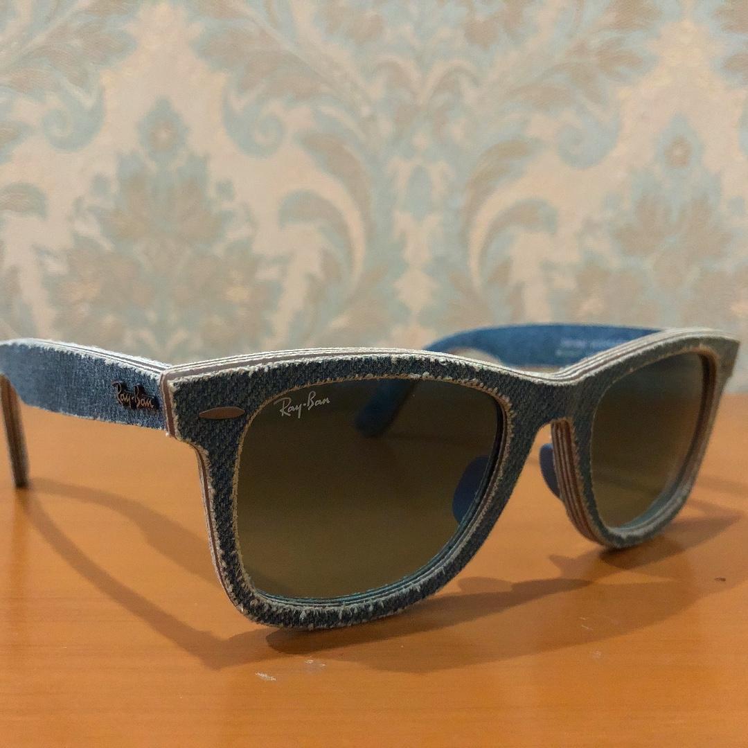 Original Rayban Wayfarer Denim RB2140, Men's Fashion, Watches &  Accessories, Sunglasses & Eyewear on Carousell