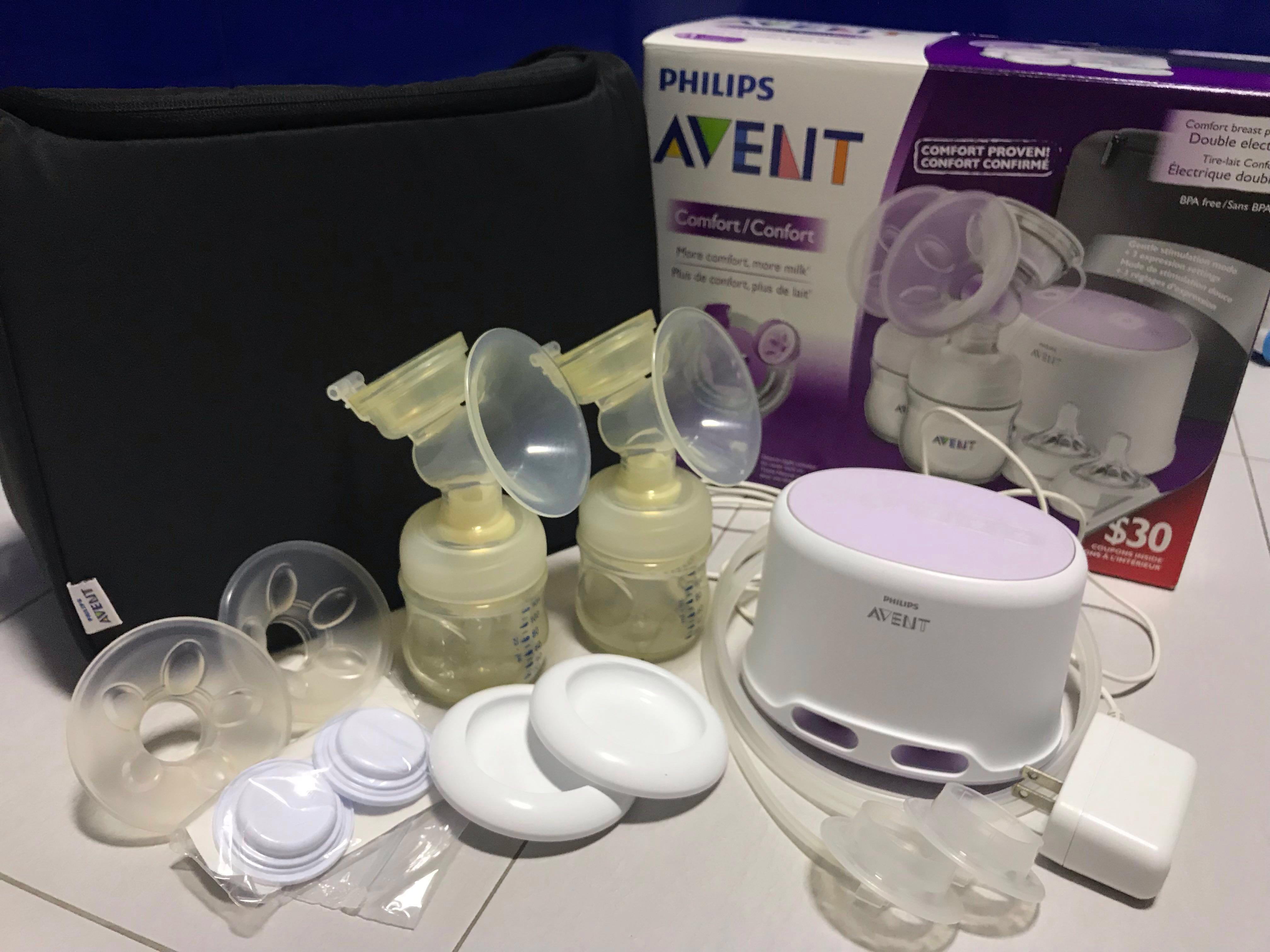 philips avent double electric breast pump