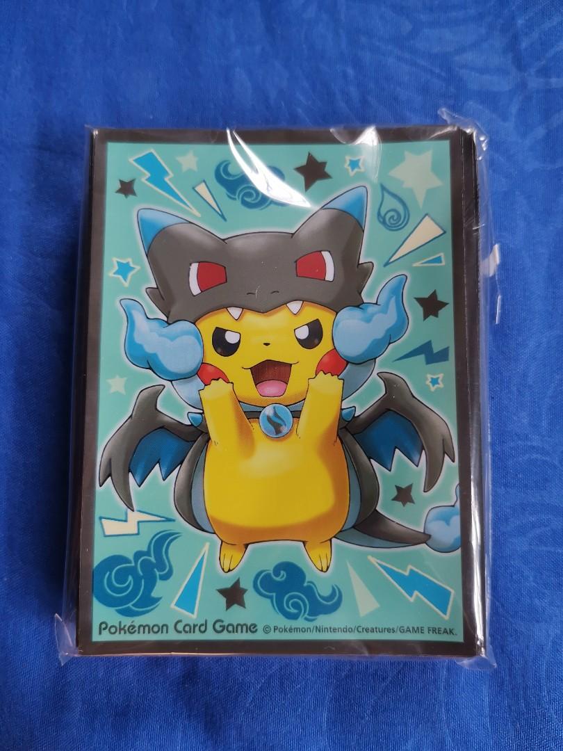 Pikachu Poncho Charizard X Card Sleeves Pokemon Center On Carousell