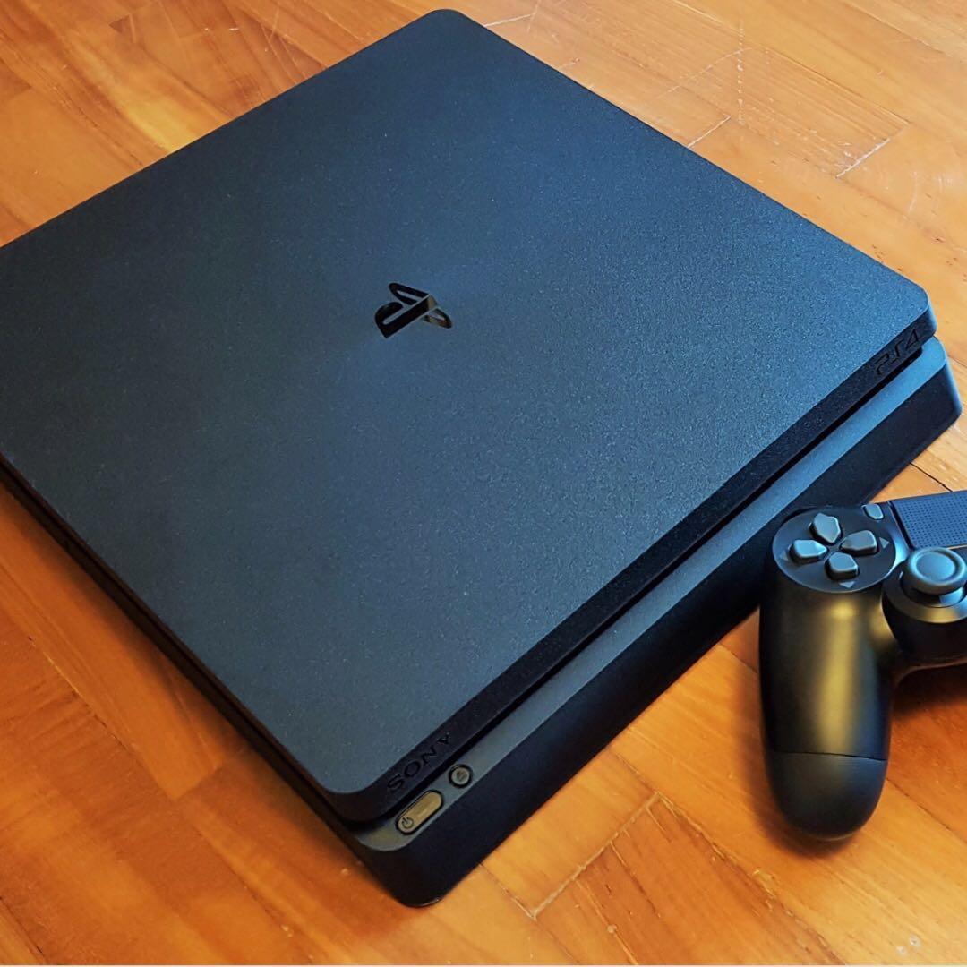playstation 4 slim black