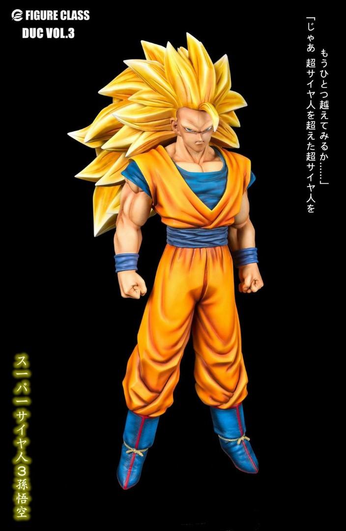 SALE![READY STOCK] FIGURE CLASS Dragon Ball Z Statue Super Saiyan 3 Son Goku, Hobbies & Toys