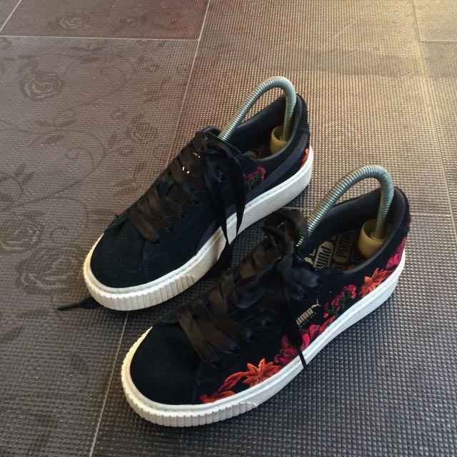 puma platform floral