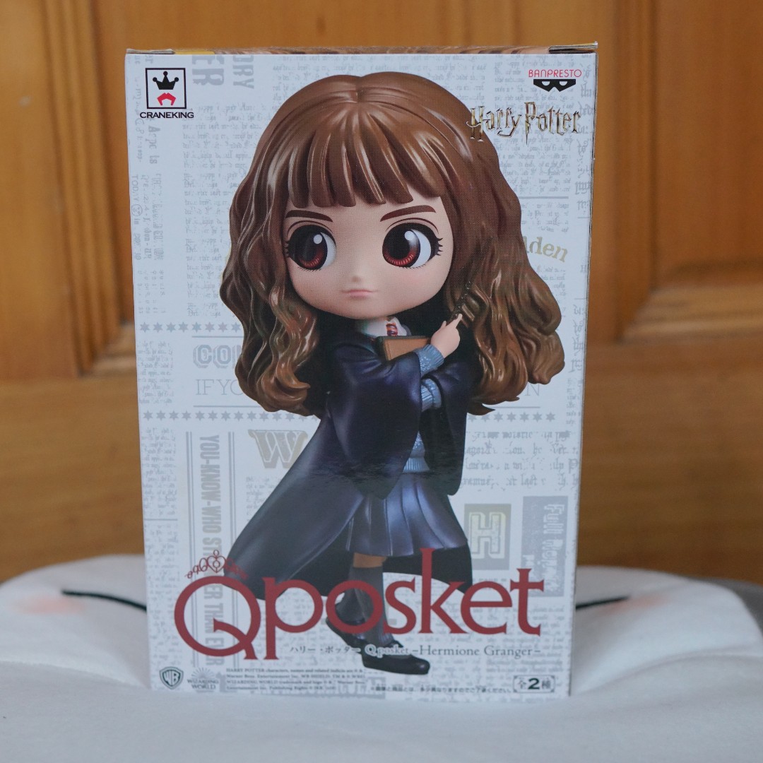 Figurine Q Posket Harry Potter - Hermione Granger Version Couleur Normale N°2, Authentique Banpresto