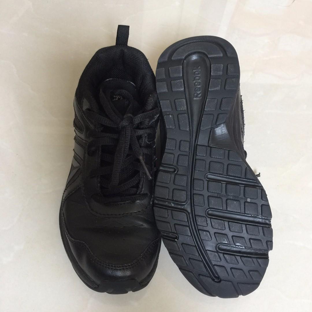 reebok black shoes for school