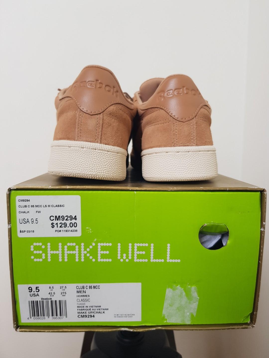Reebok x montana hotsell cans club c trainers
