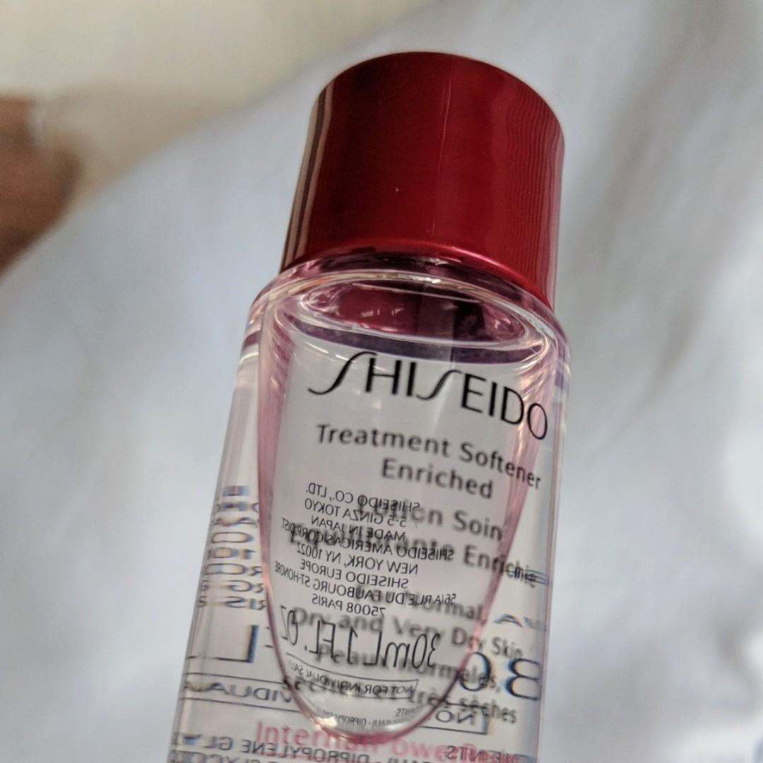 Shiseido Treatment Softener Enriched 30ml Travel Trial New Beauty Personal Care Face Face Care On Carousell