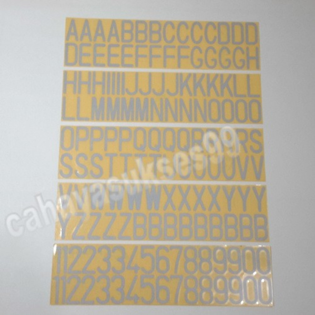 25+ Trend Terbaru Font Stiker Cutting Plat Nomor Motor ...