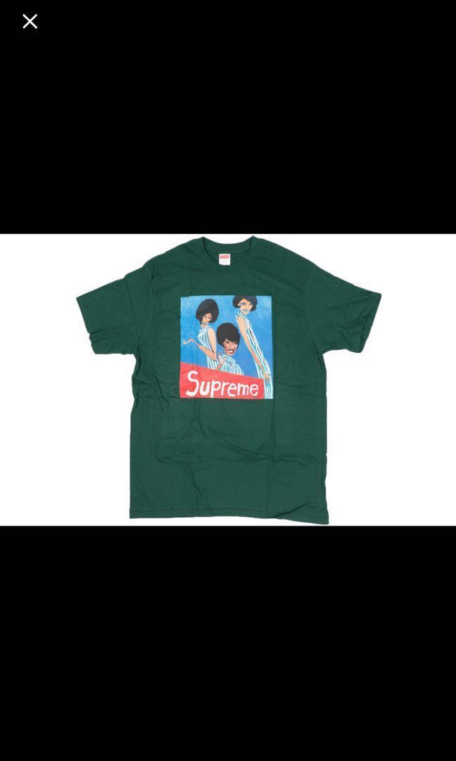 supreme group tee green