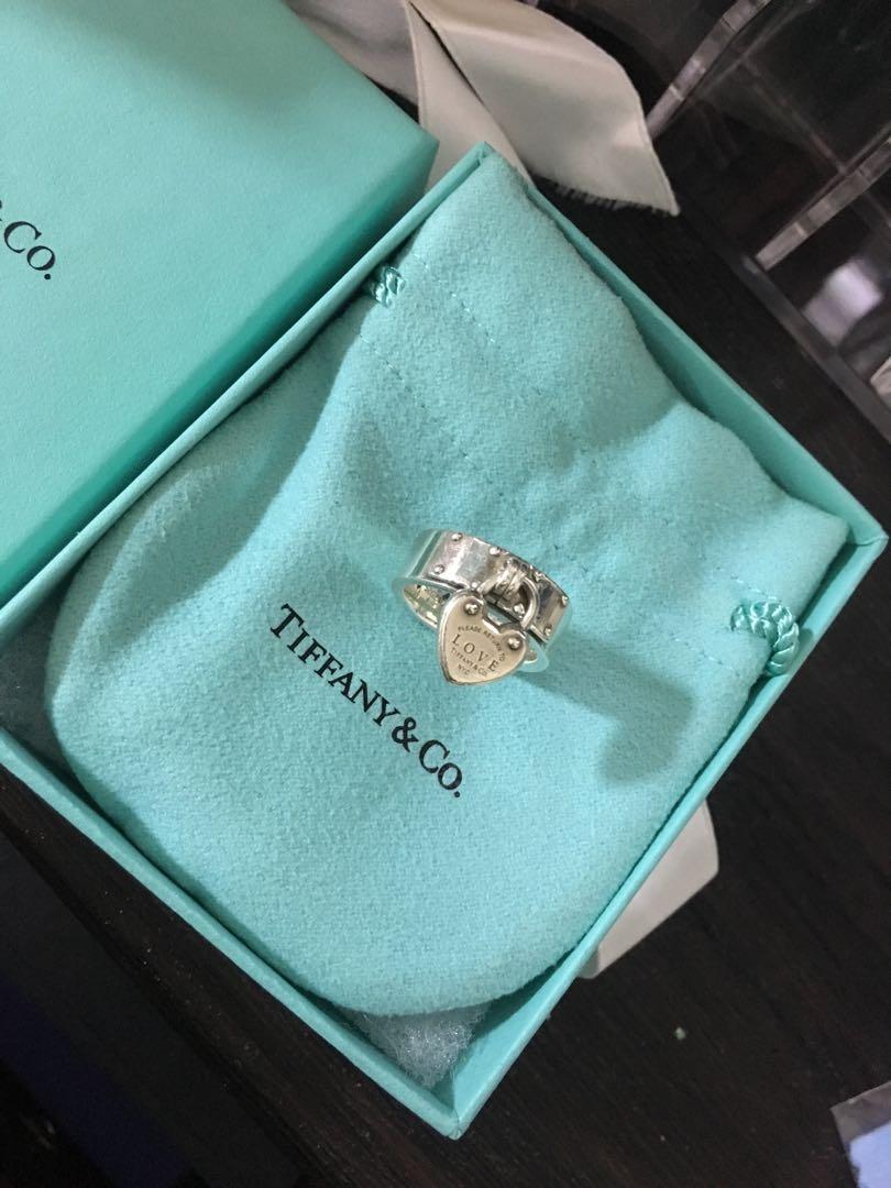 Tiffany and co love lock ring, Luxury 