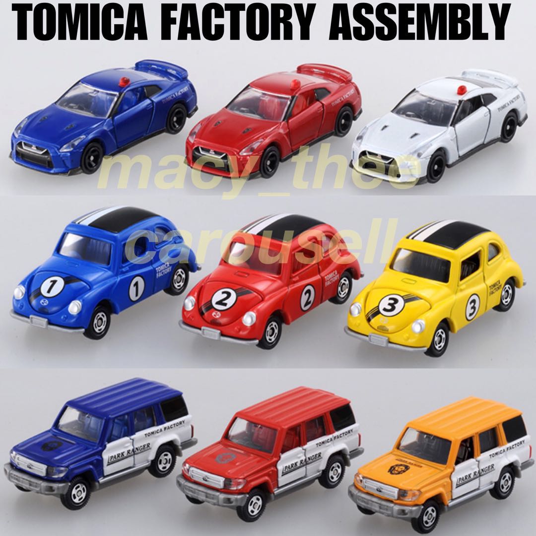 Tomica Event Model TEM Tomica Assembly Factory Nissan GTR R35 Patrol