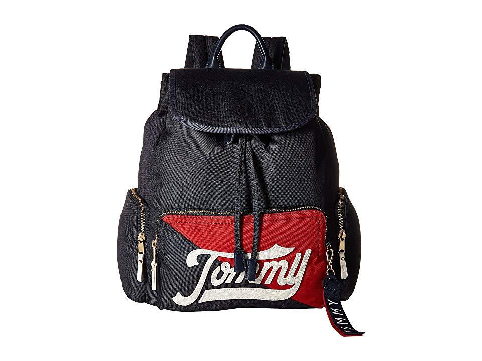 tommy hilfiger daly flap backpack