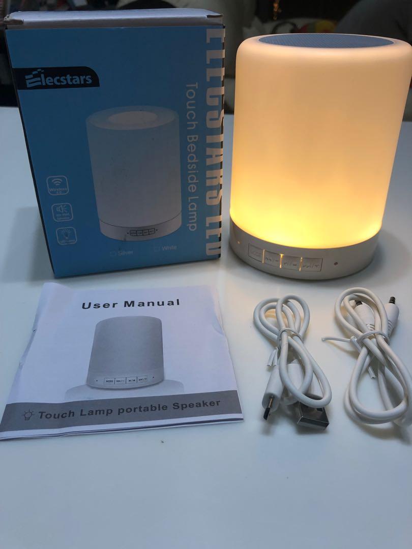 Elecstars touch top bedside lamp manual