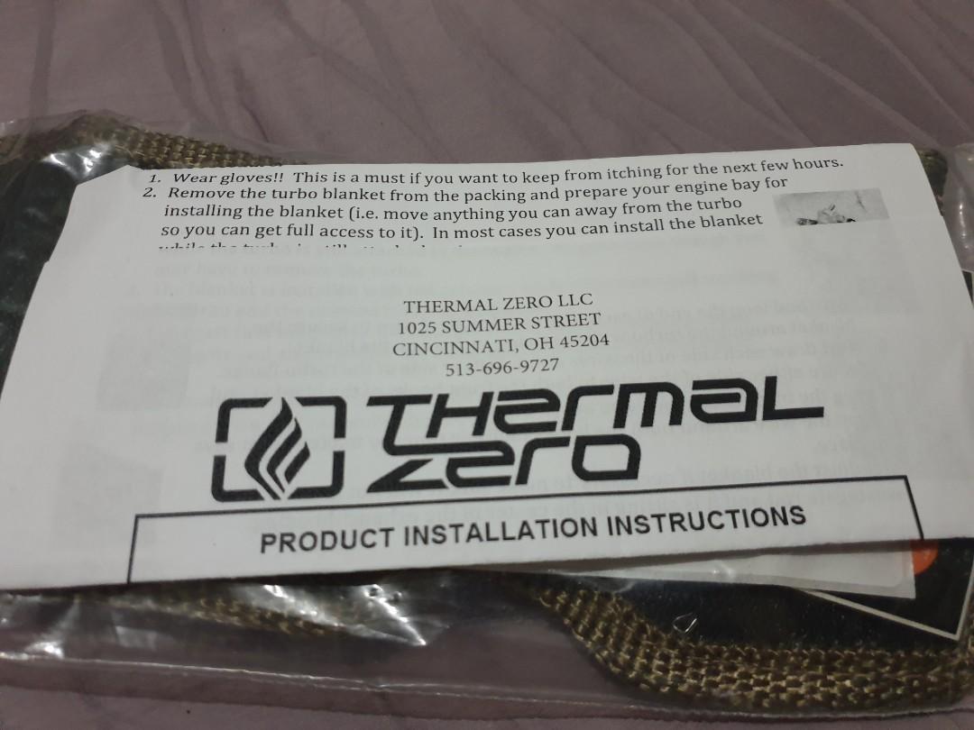 Thermal zero turbo blanket, Car Accessories, Accessories on Carousell
