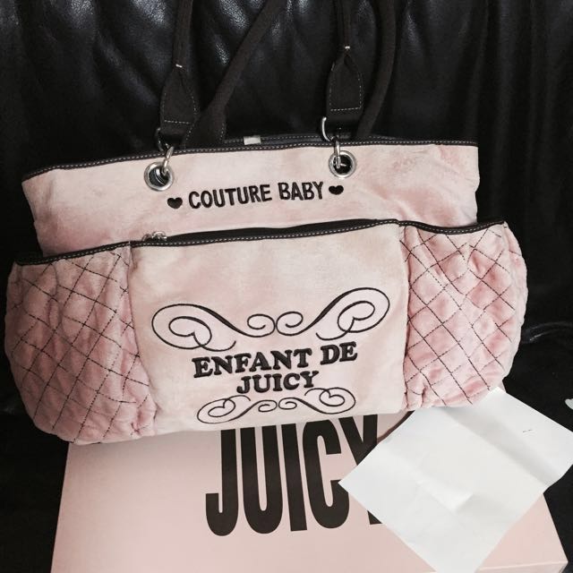 Juicy Royal Couture Diaper Bag Scenes