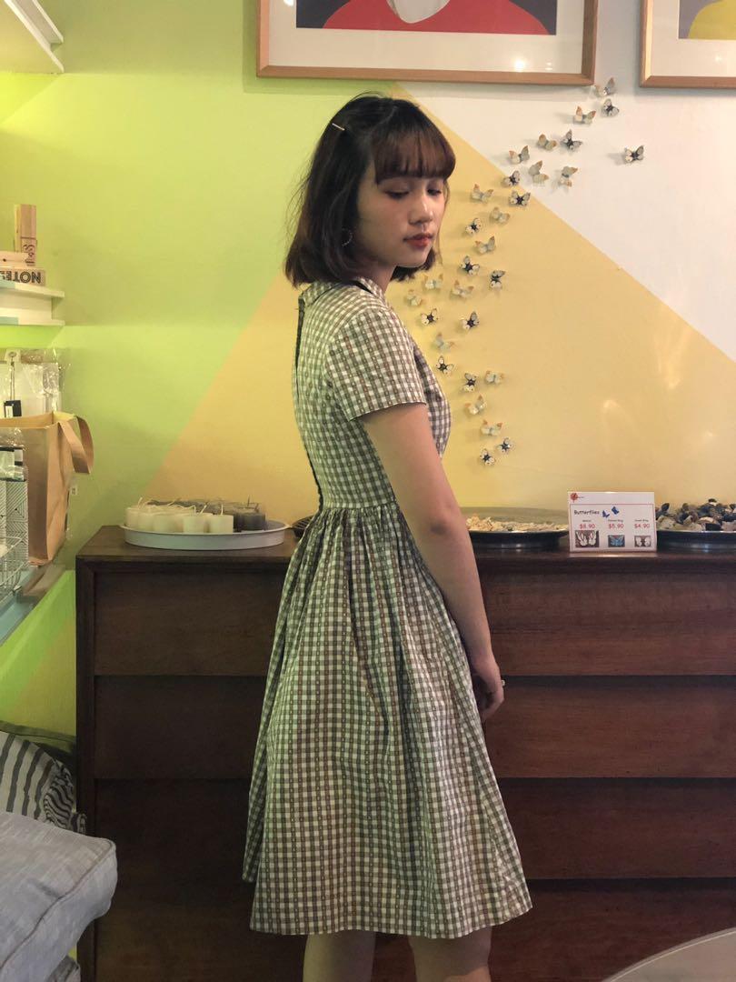 Vintage peter pan collar dress cheap