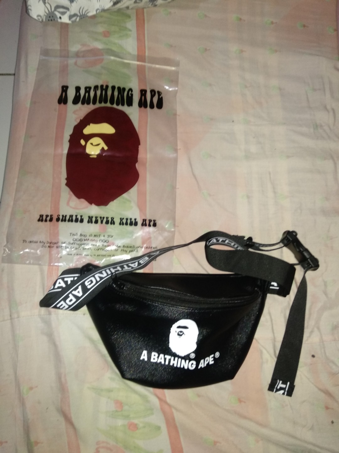 Harga waist bag bape original shop