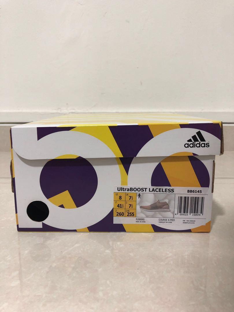 WTT WTS Adidas ultraboost laceless chalk pearl colorway Men s