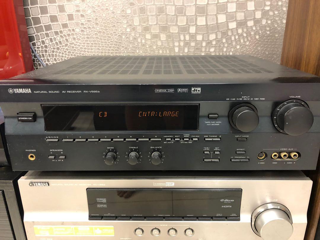 Yamaha RXV595a Natural Sound Amplifier, Audio, Soundbars, Speakers