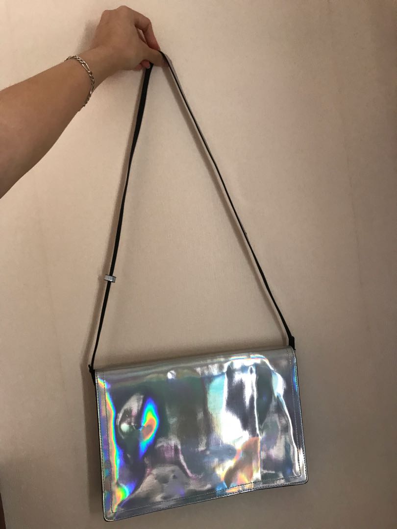 holographic bag zara