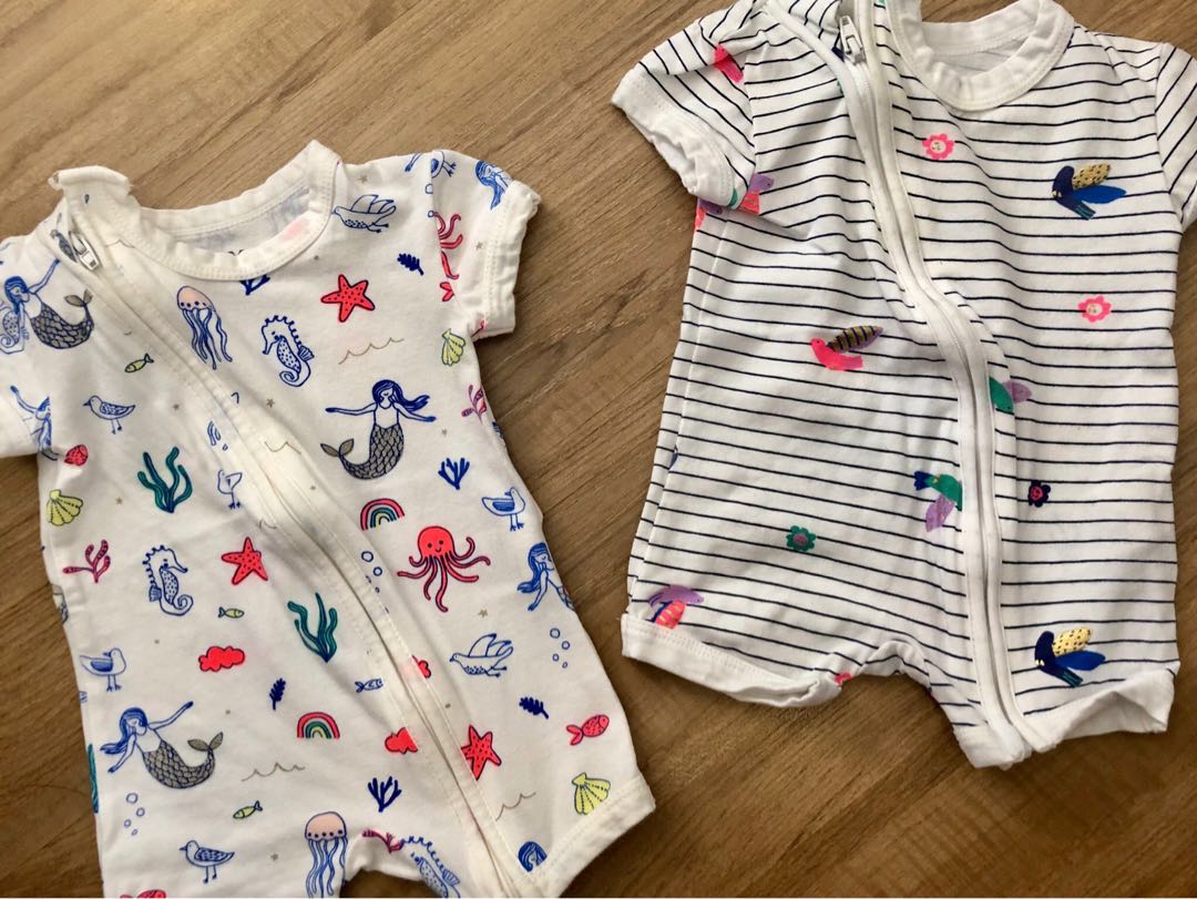 Zip Up Onesies Babies Kids Babies Kids Fashion On Carousell