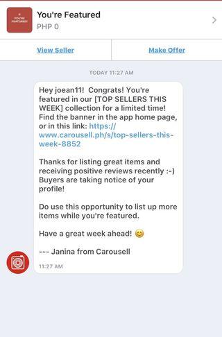 Thank you carousell ♥️