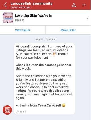 Thank you carousell ♥️