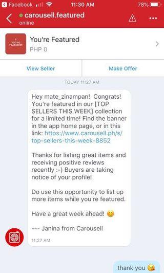 🌸THANK YOU, CAROUSELL🌸