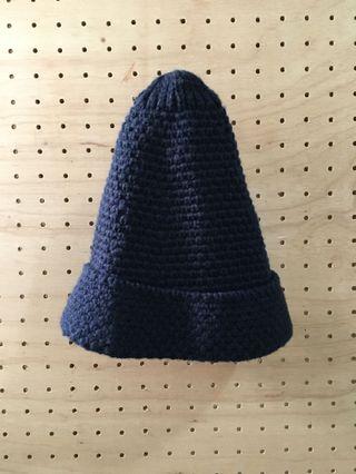 Groovy store購入 深藍錐形毛帽