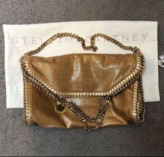 Authentic Stella Mccartney Bag Gold
