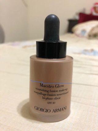 giorgio armani 極緞光漾粉底精華 spf30 Ga精油粉底色號四號