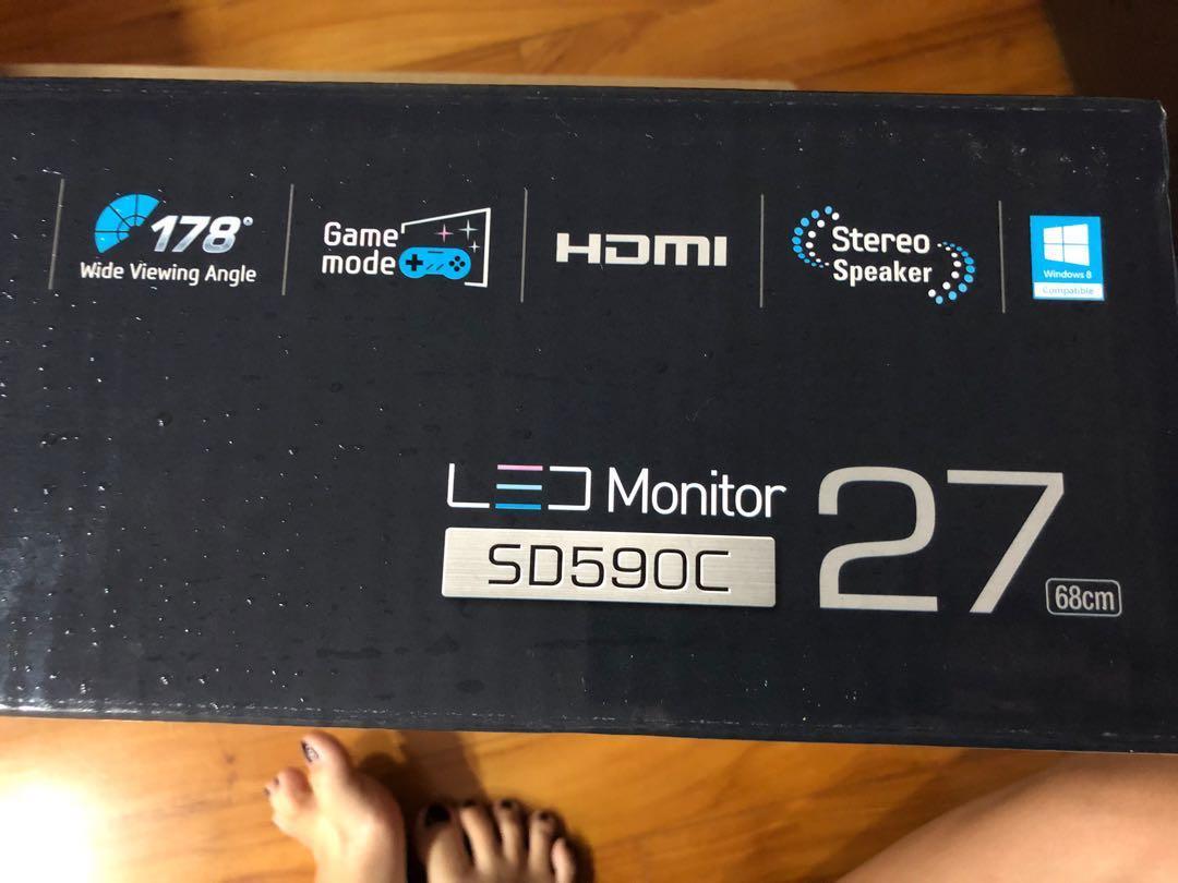 27" SD590 Curved Full-HD LED Monitor (Samsung), Computers & Tech, Parts ...