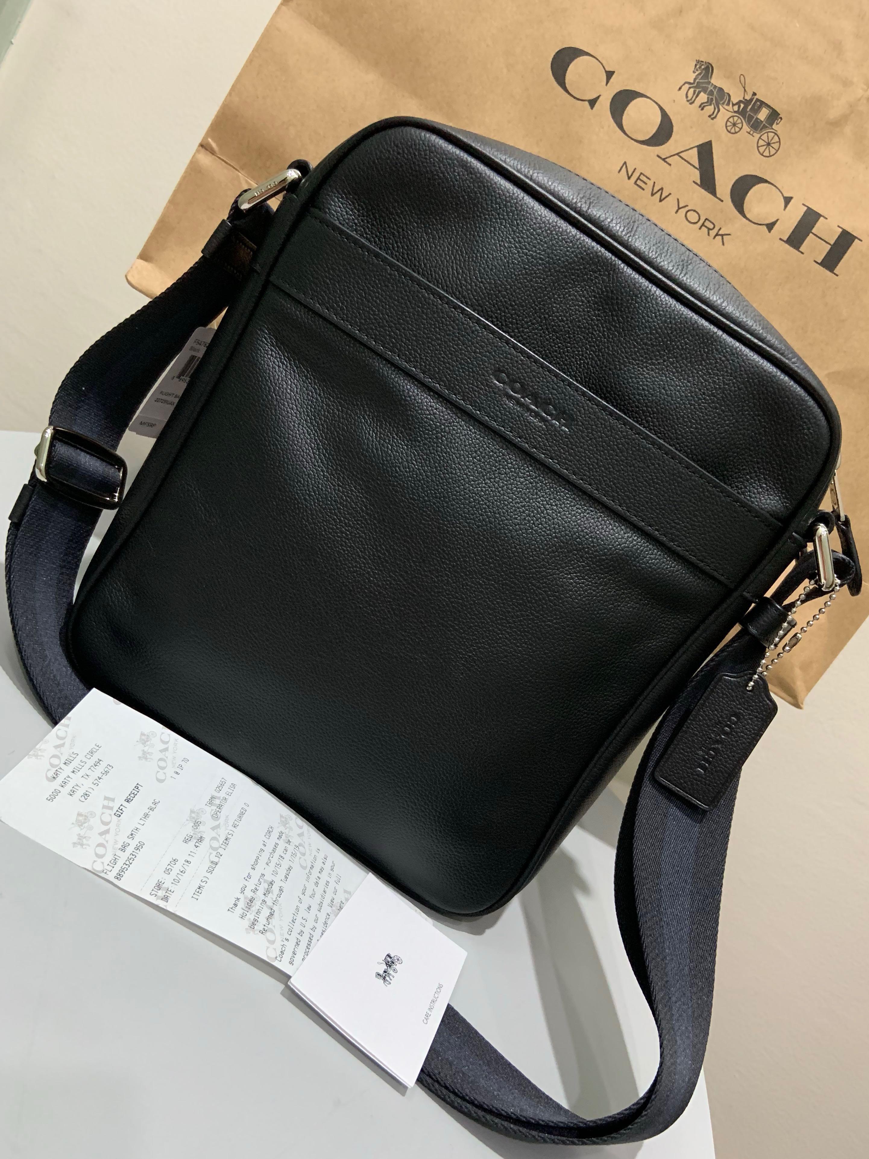 Authentic Coach Flight Bag For Men Men s Fashion Bags Sling Bags on Carousell