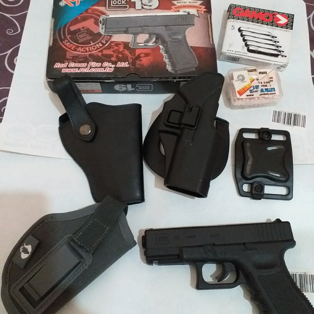 Airsoft Gun Glock 19, Olah Raga, Perlengkapan Olahraga ...