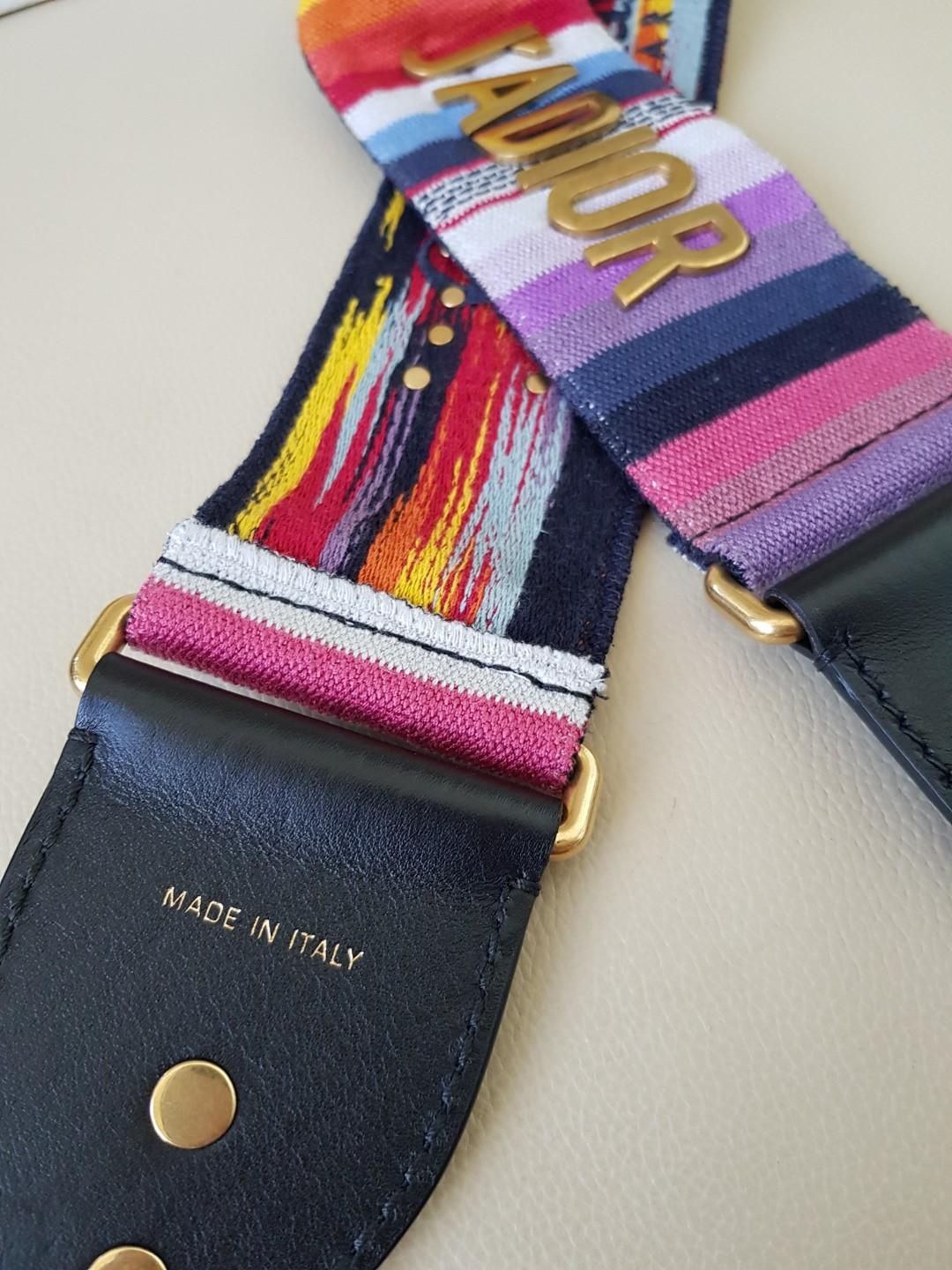 dior rainbow strap