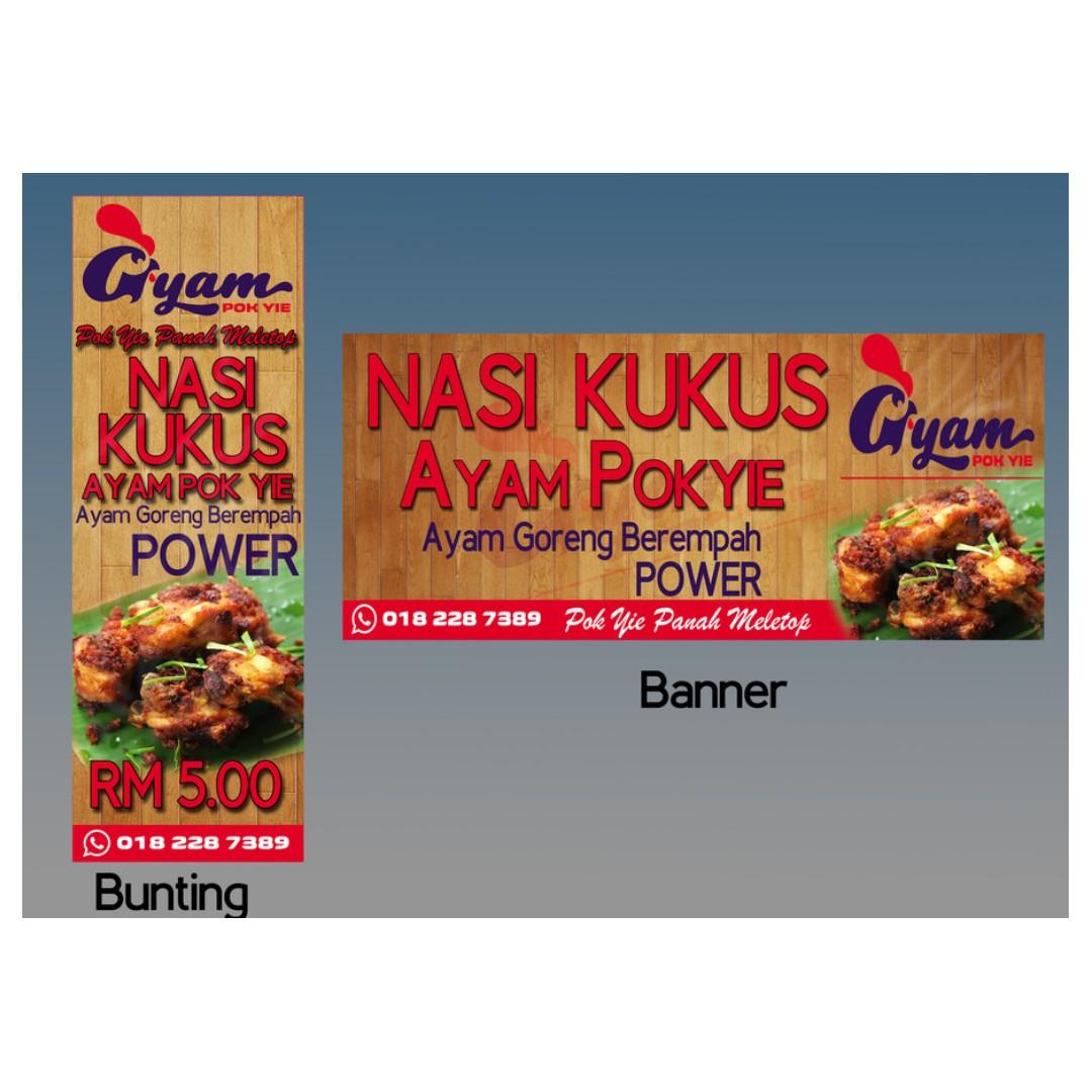 Banner And Bunting Set Printing Design Craft Artwork On Carousell