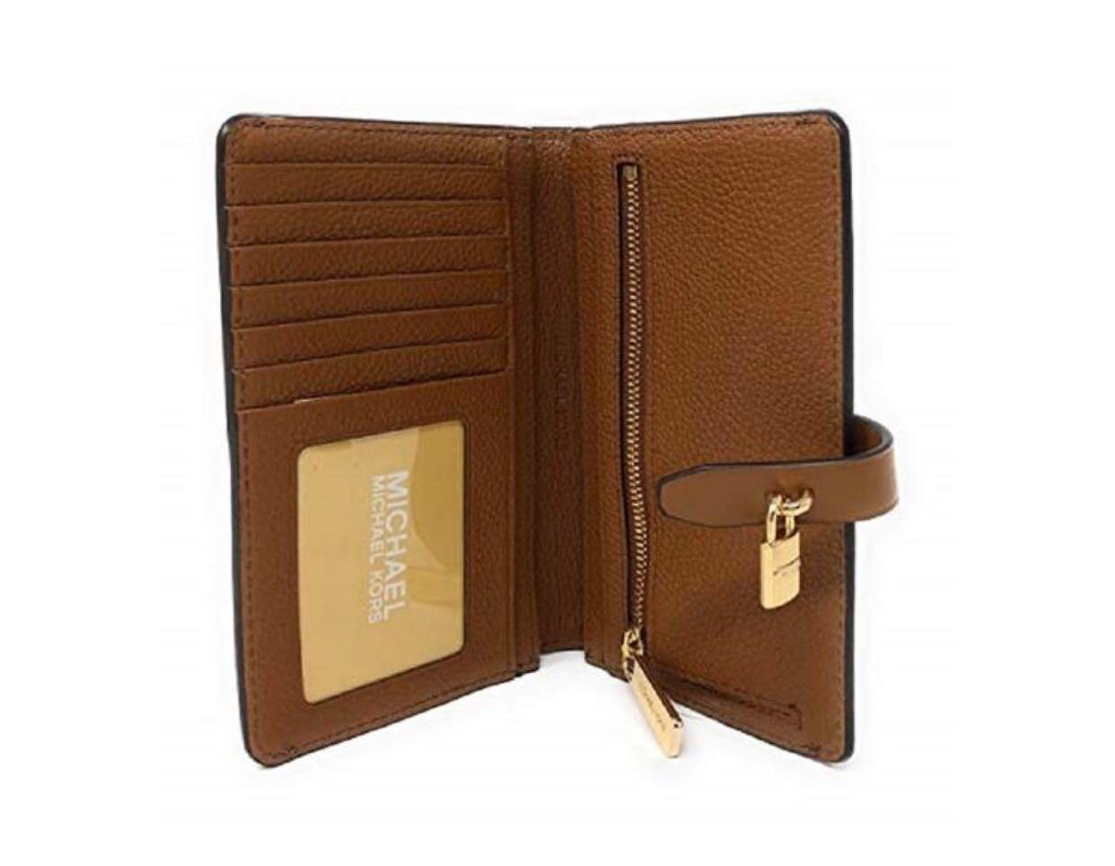 mk adele slim bifold wallet