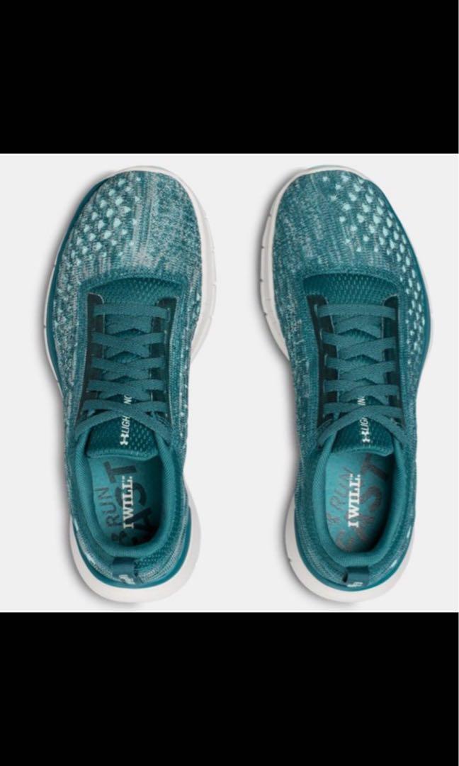 BNIB Under Armour lightning 2 Running Shoes Turquoise blue