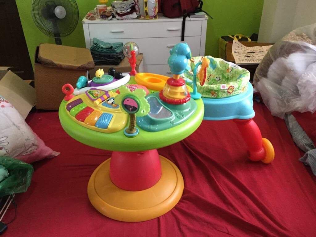 Bright Starts 3 In 1 Around We Go Activity Center On Carousell
