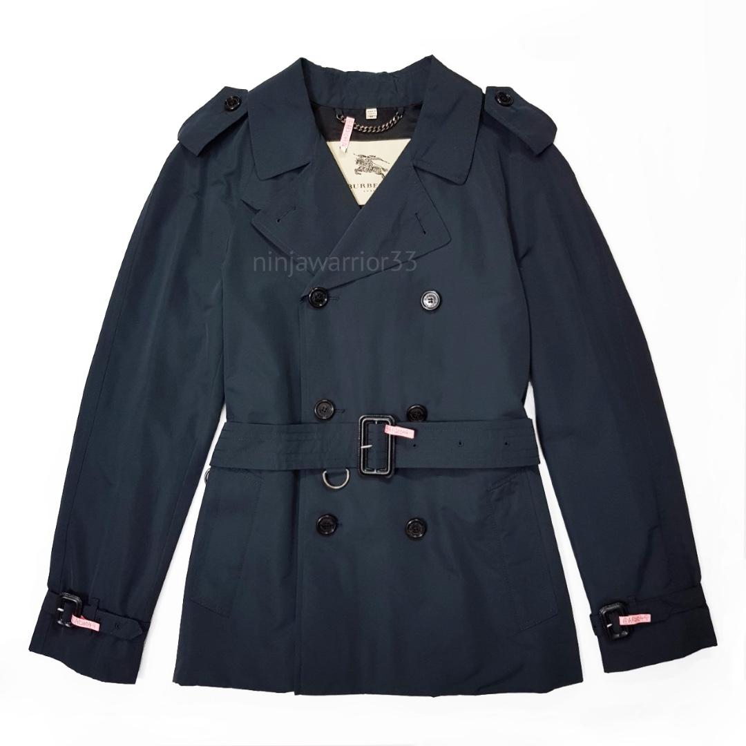 Burberry short trench coat cheap mens