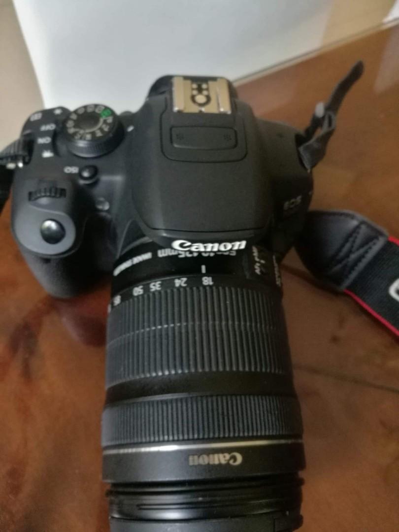 Canon EOS 700D Rebel T5i with camera bag (RUSH!) (Category: Cameras) located in Paranaque City. Submitted by feelgoodstuff (Listing ID 224405709, Image 2). Description: Medyo need lang ng lens cleaning sa Canon service center, aside from that no issues at all.